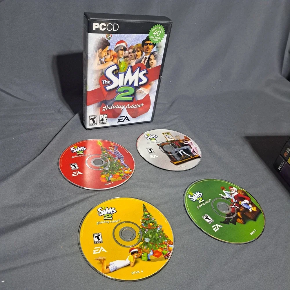 The Sims‎ Sims 2 PC Game Lot Holiday Glamour Life Unleashed Pets University Etc